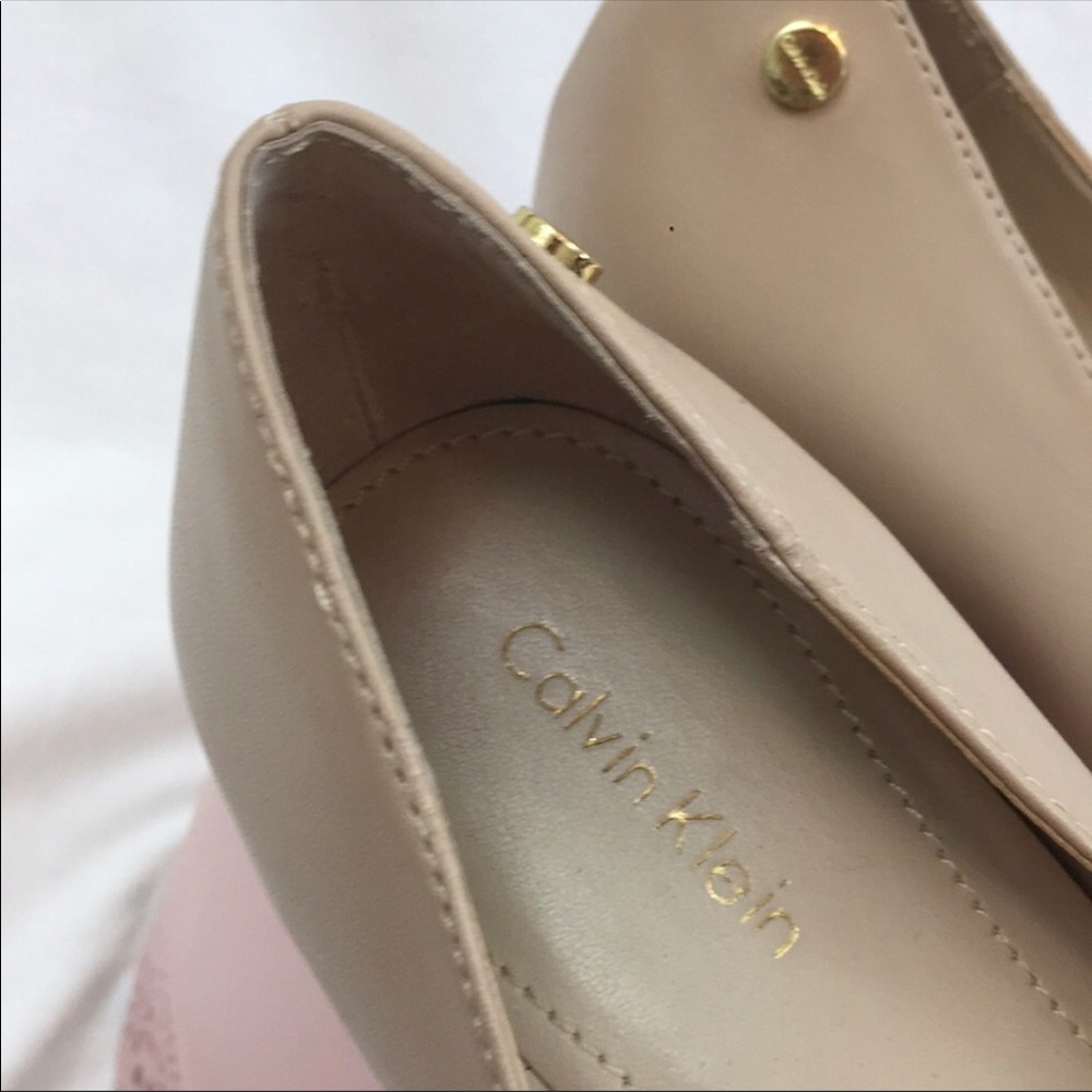 Calvin Klein peep toe